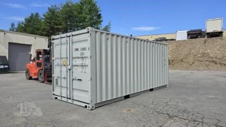 20 ft shipping container at the JP Rivard yard in Pepperell
