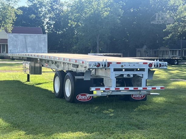 Aluminum flatbed trailer from JP Rivard inventory